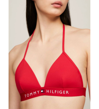 Tommy Hilfiger Top de bikini rouge rembourr