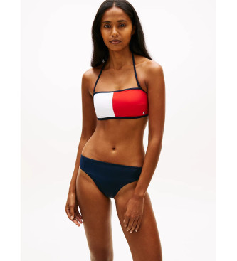 Tommy Hilfiger Haut de bikini color block blanc, rouge