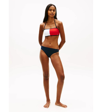 Tommy Hilfiger Haut de bikini color block blanc, rouge