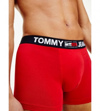Tommy Hilfiger Boxers Tronco com Logotipo na Cintura Vermelha