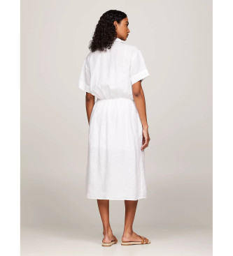 Tommy Hilfiger White short sleeve wide shirt dress