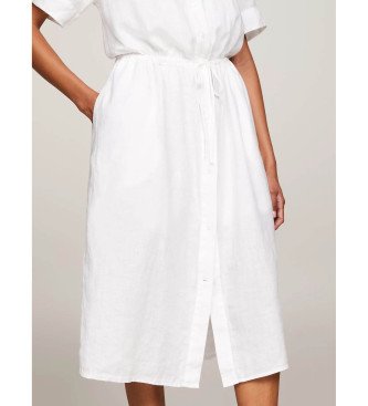 Tommy Hilfiger White short sleeve wide shirt dress