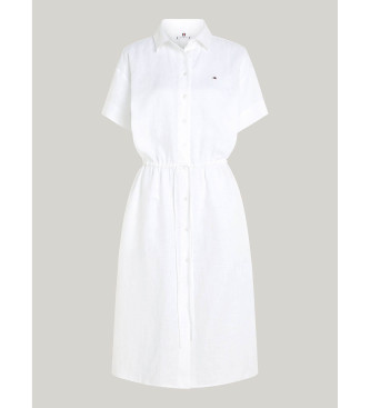 Tommy Hilfiger White short sleeve wide shirt dress