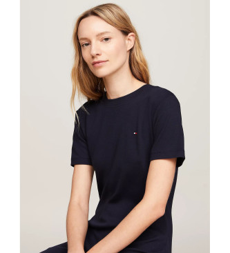 Tommy Hilfiger Vestido camisero corto de corte slim marino