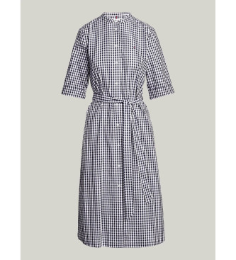 Tommy Hilfiger Vestido camisero Gingham azul