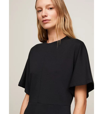 Tommy Hilfiger Interlock fabric dress with black flounce