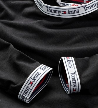 Tommy Jeans Robe bodycon avec logo noir