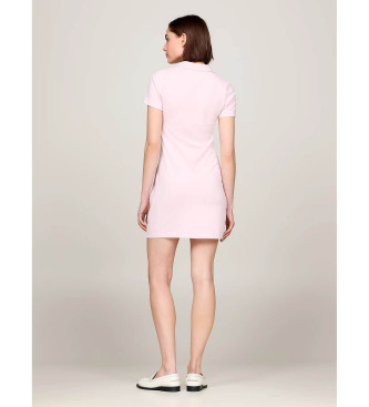 Tommy Hilfiger Vestido polo1985 slim rosa