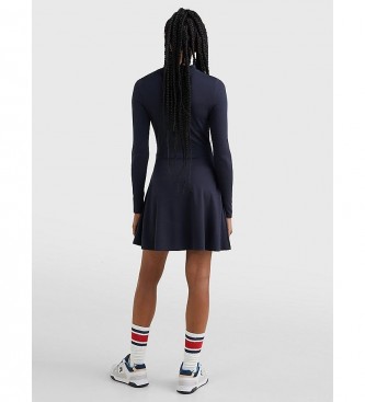 Tommy Jeans Serif Linear Fit Flare Dress Marine