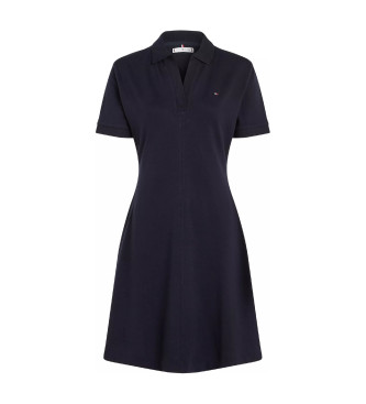 Tommy Hilfiger Striped polo dress with open placket