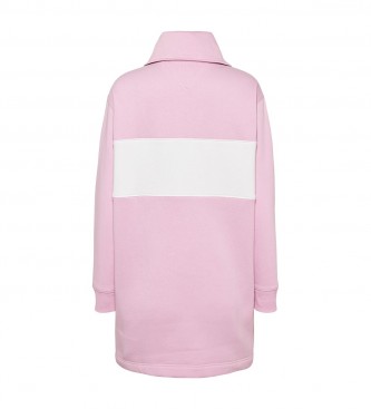 Tommy Jeans Robe Tjw Auth Serif 2 Zip rose