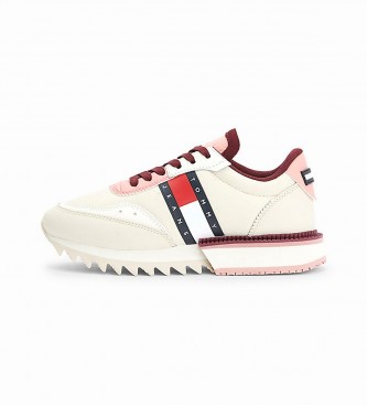Tommy Jeans Chaussures en cuir beige Tommy Jeans Cleat
