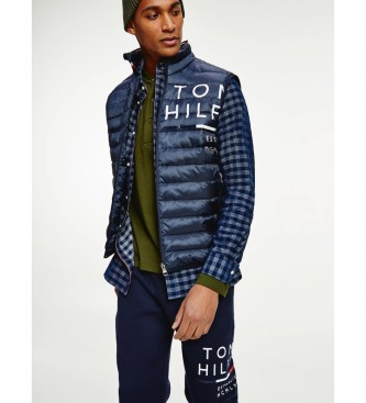 Tommy Hilfiger Tracksuit bottoms Wrap Around Graphic navy