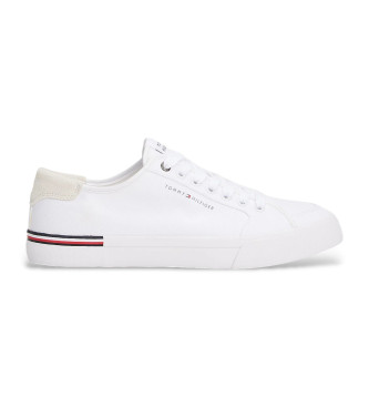 Tommy Hilfiger Sneakers con logo e texture bianca a contrasto