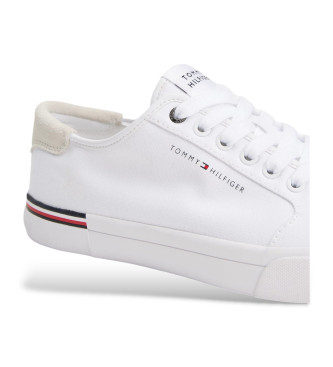 Tommy Hilfiger Sneakers con logo e texture bianca a contrasto