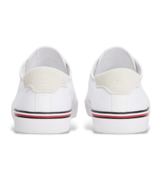 Tommy Hilfiger Sneakers con logo e texture bianca a contrasto