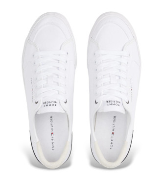 Tommy Hilfiger Sneakers con logo e texture bianca a contrasto