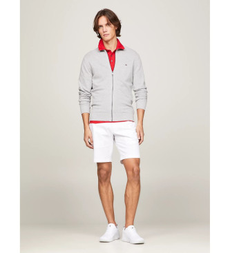 Tommy Hilfiger Signatur: weie gestrickte Turnschuhe 