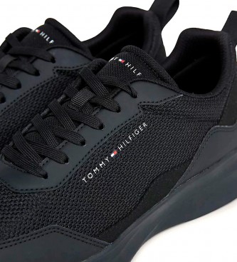Tommy Hilfiger Lightweight running style shoes black