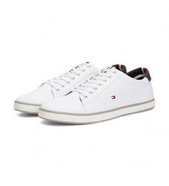 Tommy Hilfiger Baskets  lacets en toile blanche