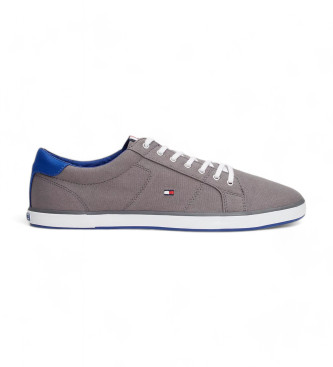 Tommy Hilfiger Grijze canvas veterschoenen