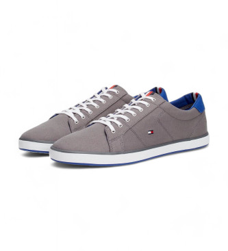 Tommy Hilfiger Grijze canvas veterschoenen