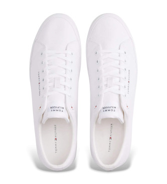 Tommy Hilfiger Sneakers in tela con logo bianco