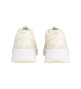 Tommy Hilfiger Off-white Chunky Leather Sneakers