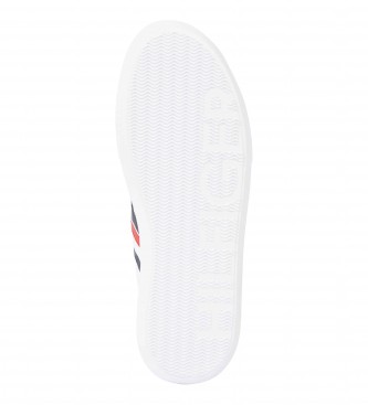 Tommy Hilfiger Cupsole leren sneakers wit