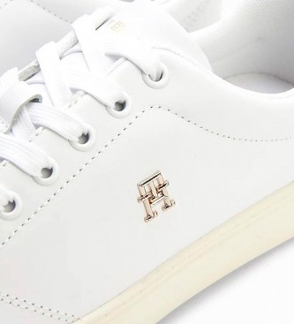 Tommy Hilfiger Elevated lder sneakers hvid