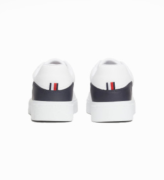 Tommy Hilfiger Sneakers rialzate essenziali in pelle bianca