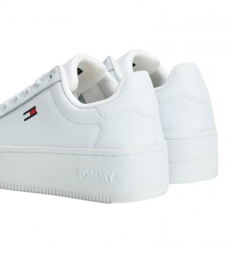 Tommy Jeans Zapatillas de piel Essential blanco