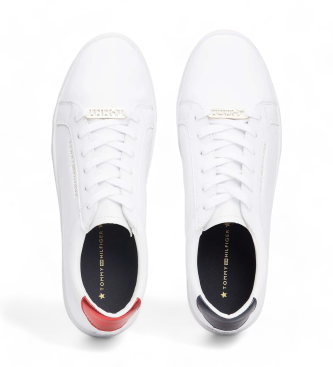 Tommy Hilfiger Zapatillas de piel Essential Sneakers blanco