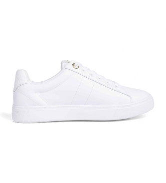 Tommy Hilfiger Sneaker essenziali TH Monogram in pelle bianca