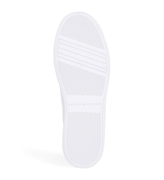 Tommy Hilfiger Zapatillas de piel Essential TH Monogram blanco