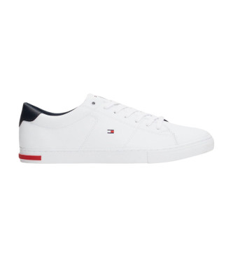 Tommy Hilfiger Wulkanizowane skórzane sneakersy Essential z białej skóry