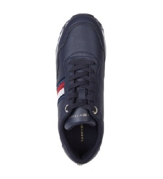 Tommy Hilfiger Essential white running style leather sneakers