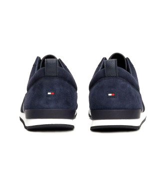 Tommy Hilfiger Tnis de couro Navy Iconic