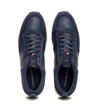 Tommy Hilfiger Sneaker iconiche in pelle blu scuro