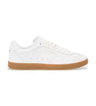 Tommy Hilfiger Off-white Lux Leather Sneakers