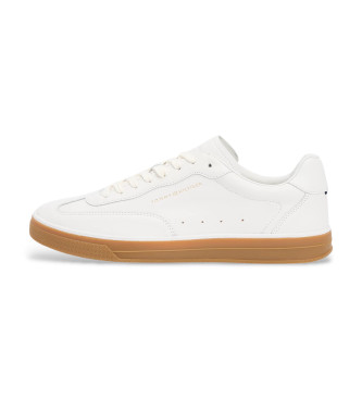 Tommy Hilfiger Off-white Lux Leather Sneakers