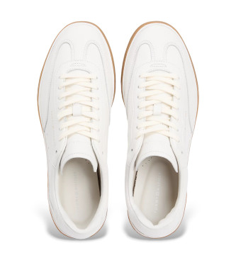 Tommy Hilfiger Off-white Lux Leather Sneakers