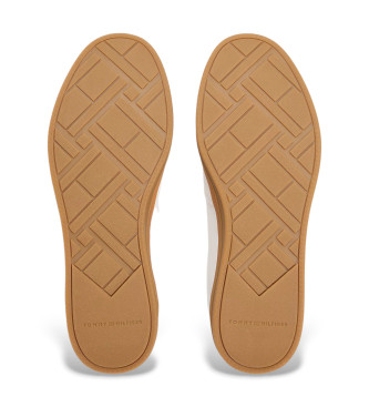 Tommy Hilfiger Off-white Lux Leather Sneakers