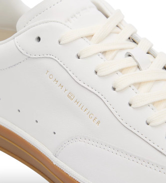 Tommy Hilfiger Off-white Lux Leather Sneakers