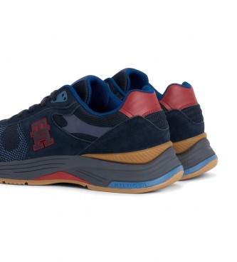 Tommy Hilfiger Modern Prep Ii Mix navy leather trainers