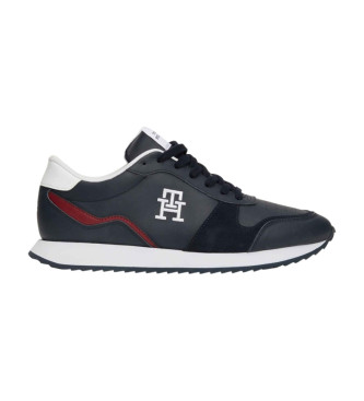 Tommy Hilfiger Runner Evo navy leather shoes