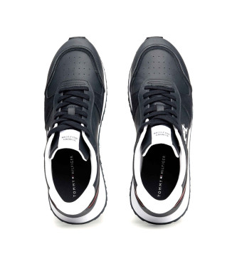 Tommy Hilfiger Runner Evo navy leather shoes