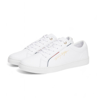 Tommy Hilfiger Signature Leather Sneakers white 