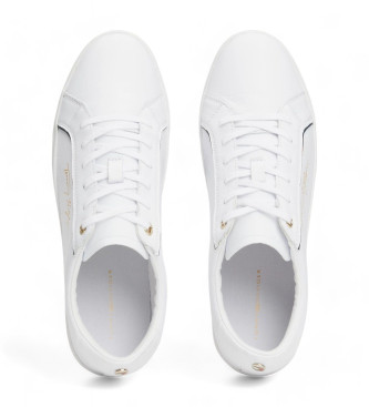 Tommy Hilfiger Signature Leather Sneakers white 