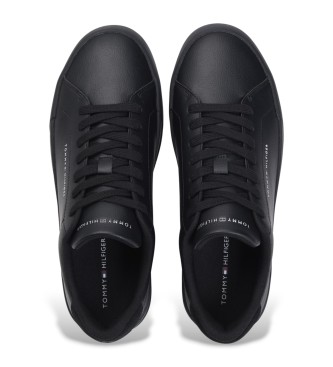 Tommy Hilfiger Tnis de couro Tnis preto